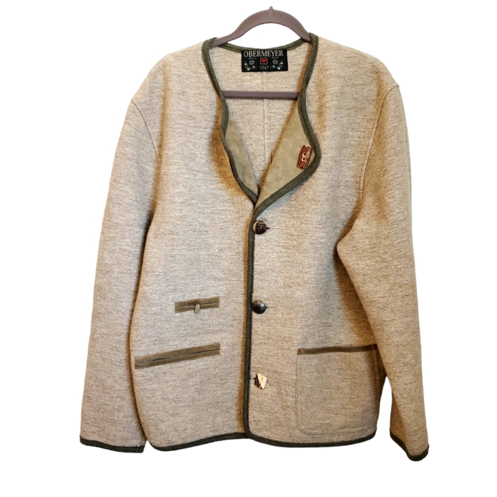 Vintage Obermeyer Wool Button Up Jacket - image 1